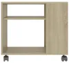 vidaXL Príkonový stolík, Imitácia dub Sonoma, 70x35x60,5 Náhľad obrázku produktu 4