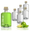 5 Glasflaschen 350 ml leer zum selbst Befüllen mit Korken Produktbild-Vorschau 1
