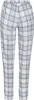 Vivance Dreams Pyjamahose grau-rosa-kariert Größe 40/42 Produktbild-Vorschau 2