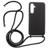 Handyhülle Schwarz mit Handykette Band für Samsung S26 Produktbild-Vorschau 1