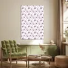 MuchoWow® Poster Blumen - Lila - Weiß 80x120 cm - Produktbild-Vorschau 3