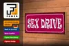 Holzschild Spruch 27x10cm Sex drive Produktbild-Vorschau 4