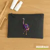 Huuraa Kulturbeutel Vogel Strauß Colorful 1 Liter Charcoal Produktbild-Vorschau 2