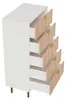 Kast met 5 Lades - Opbergkast - 60x34x109,8 cm Productafbeelding-voorbeeld 5