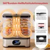 Dörrautomat Edelstahl, Dörrgerät mit 8 Etagen, Dehydrator Produktbild-Vorschau 6