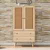Sweiko hoge kast, dressoir met rieten deuren en 2 lades, Productafbeelding-voorbeeld 3