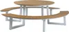 AXI Taco runder Picknicktisch in Teak Holz Look & Weiß für Produktbild-Vorschau 6