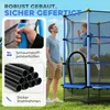 HOMCOM Kinder Trampolin Ø140 cm, Trampolin für Kinder 3-10 Produktbild-Vorschau 4