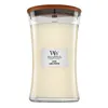 WoodWick Oval Vase Kerze - Sauberes Leinen, 609,5g Produktbild-Vorschau 1