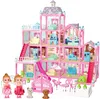 275pcs Puppenhaus Puppenhaus Bausatz DIY Puppenhaus Tragbar Produktbild-Vorschau 3