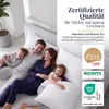 Gentle North 3-Kammer Daunenkissen 40x80 cm, 90 % Daunen Produktbild-Vorschau 5
