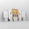 Bild auf Leinwand - Leinwandbild - 5 Teile - Cartoon Fuchs Produktbild-Vorschau 4