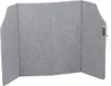 A gray, foldable infrared heating panel is shown against a white background. Anteprima dell’immagine prodotto