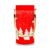 Weihnachts-Glaslaterne, Weihnachtsgeschenk FCL-10 rot-gold Produktbild-Vorschau 4