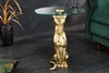 Beistelltisch 60cm Gold Design Tisch Modern Wohnzimmer Produktbild-Vorschau 4
