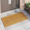 vidaXL Mata łazienkowa brązowa 100 x 53 cm drewno Podgląd zdjęcia produktu 3
