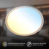 LED Deckenlampe Deckenleuchte Wohnzimmer Dimmbar Produktbild-Vorschau 2