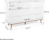 Homestyle4u komoda príborník highboard skrinka so 6 Náhľad obrázku produktu 4