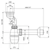 Bruckner Urinal-Siphon, Manschette, DN40, weiß Produktbild-Vorschau 4