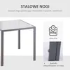 Stół jadalny HOMCOM 75 x 75 cm, kwadratowy stół kuchenny Podgląd zdjęcia produktu 4