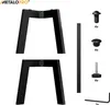 Product components and hardware laid out on a white background. Produktbild-Vorschau