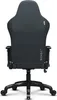 The back view of a black gaming chair. Produktbild-Vorschau