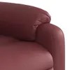 Poltrona Reclinabile Elettrica Rosso Vino in Pelle finta Anteprima dell’immagine prodotto 9