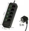 Vayox Steckdosenleiste 5-Fach Schuko 5m Schwarz | Einzeln Produktbild-Vorschau 6