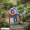 Gartenbank SANTORINI aus Holz & Metall | 2-Sitzer | Produktbild-Vorschau 7