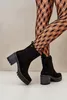 Damen Stiefeletten Mit Absatz Aus Eco Wildleder Gefüttert Produktbild-Vorschau 5