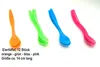 12er Set bunte Eierlöffel Dessertlöffel 14 cm – vielseitige Produktbild-Vorschau 3