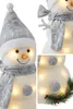 Schneemann Deko beleuchtet 8 warmweiße LEDs Weihnachten Produktbild-Vorschau 7