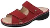 Sandalias cómodas para mujer en color rojo Vista previa de la imagen del producto 1
