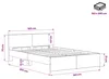 vidaXL Bettgestell mit Kopfteil Artisan-Eiche 160 x 200 cm Produktbild-Vorschau 7