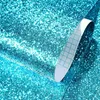 Selbstklebende Tapete Folie Vinyl Glitzer Blau 40 x 700 cm Produktbild-Vorschau 2