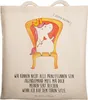 Mr. & Mrs. Panda Tote Bag Einhorn König - Transparent - Produktbild-Vorschau 1