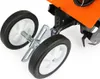 Close-up of the wheels and tines of a tiller. Produktbild-Vorschau