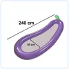 Aufblasbare Netzmatratze Aubergine 240cm Produktbild-Vorschau 4