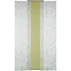 A panel curtain with a leaf pattern and a central green stripe. Náhled obrázku produktu