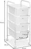 Badregal Rollwagen Rollcontainer GINA, mit 4 transparenten Produktbild-Vorschau 5