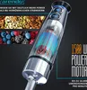 A close-up marketing image of a hand blender, showcasing its internal motor and featuring images of nuts and berries. Anteprima dell’immagine prodotto