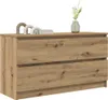 vidaXL TV-Schrank Artisan-Eiche 100x35x54 cm Holzwerkstoff Produktbild-Vorschau 4
