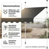 Mucola Klemmmarkise höhenverstellbar Balkon Markise ohne Produktbild-Vorschau 2