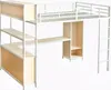 MODFU Lit Mezzanine Double 140x200 cm - Avec Bureau Intégré Voir les images du produit 7