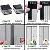Moustiquaire Cinkee Porte 80x210cm Aimant Moustiquaire Noir Voir les images du produit 2