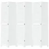 vidaXL Séparation de pièce 6 pièces blanc bois massif Voir les images du produit 8
