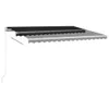 vidaXL Tenda da sole a scomparsa manuale 400x350 cm Anteprima dell’immagine prodotto 5