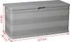 vidaXL Skrzynia ogrodowa szara 117×45×56 cm Podgląd zdjęcia produktu 8
