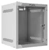LANBERG 10"  6U 280x310 Wandgehäuse Glastür (FlatPack) grau Podgląd zdjęcia produktu 1