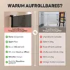 Aufrollbares Treppenschutzgitter schwarz - kindersicheres Produktbild-Vorschau 9